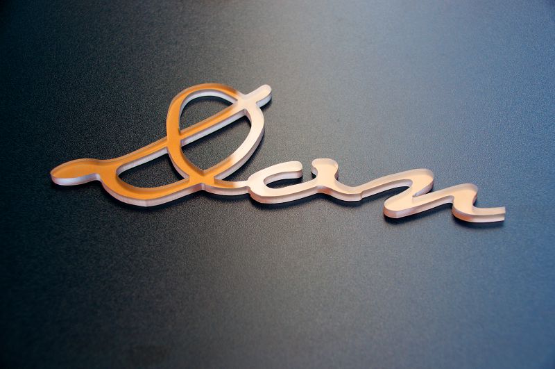 CNC Schriftzug